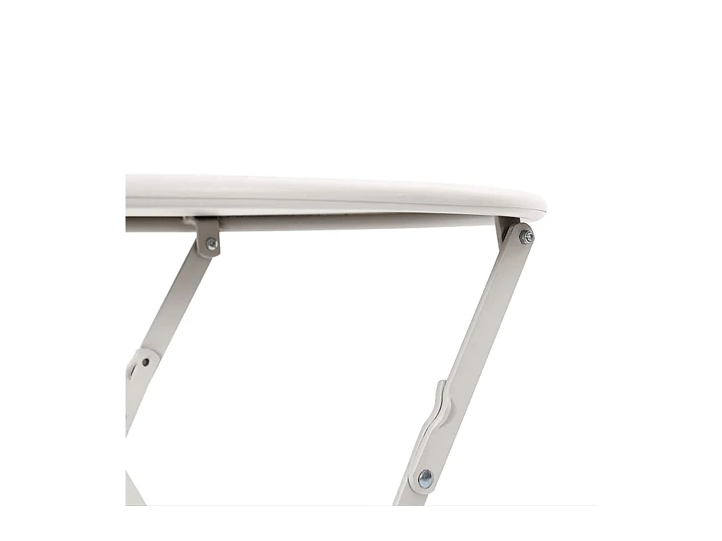 Table bistrot Beige Ø50x71 cm Acier revêtu de poudre