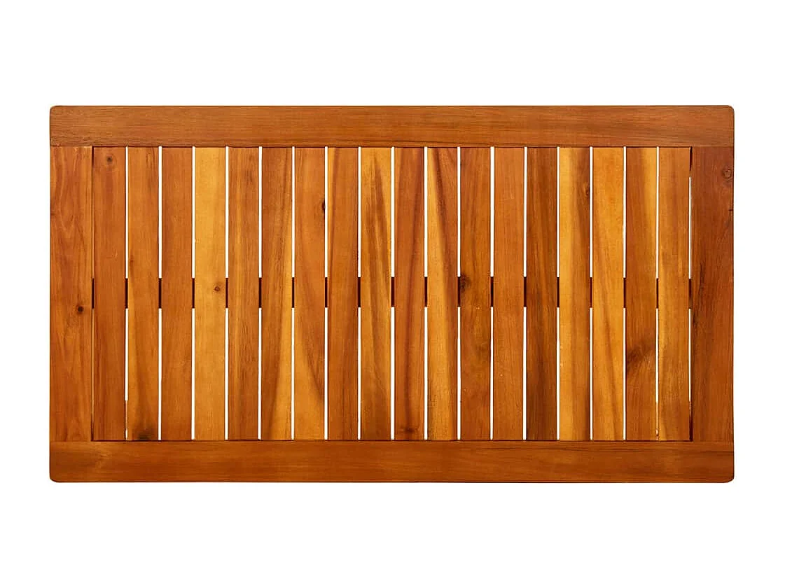 Mesa de centro de jardín 90x50x36 cm Madera maciza de acacia
