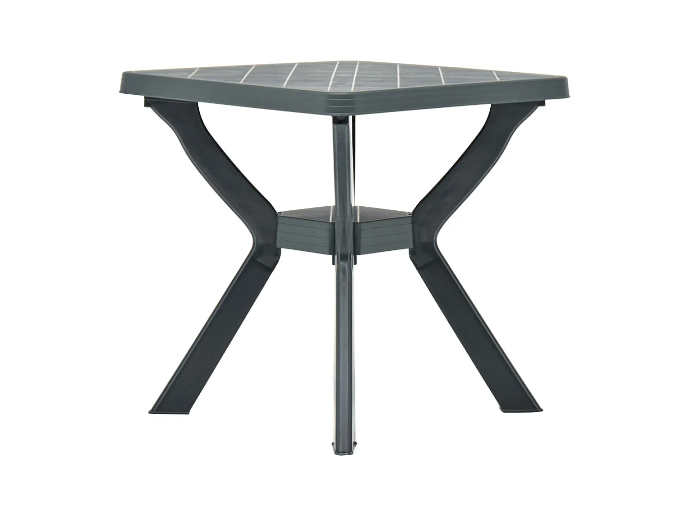 Groene Bistrotafel 70x70x72 cm Kunststof