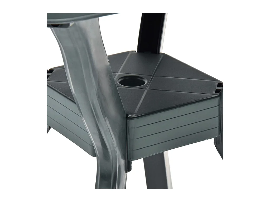 Groene Bistrotafel 70x70x72 cm Kunststof