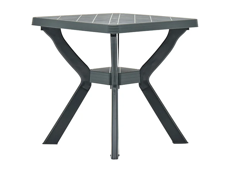 Table de bistro Vert 70x70x72 cm Plastique
