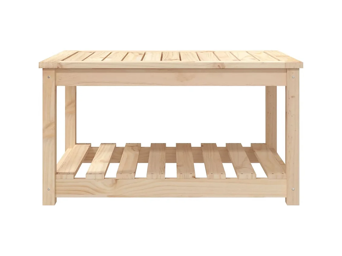 Mesa de jardín 82,5x50,5x45 cm madera maciza de pino