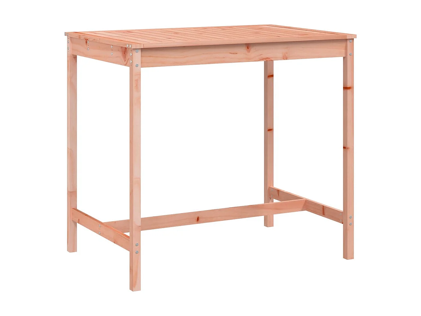 Tavolo da giardino 121x82,5x110 cm in legno massello di abete Douglas