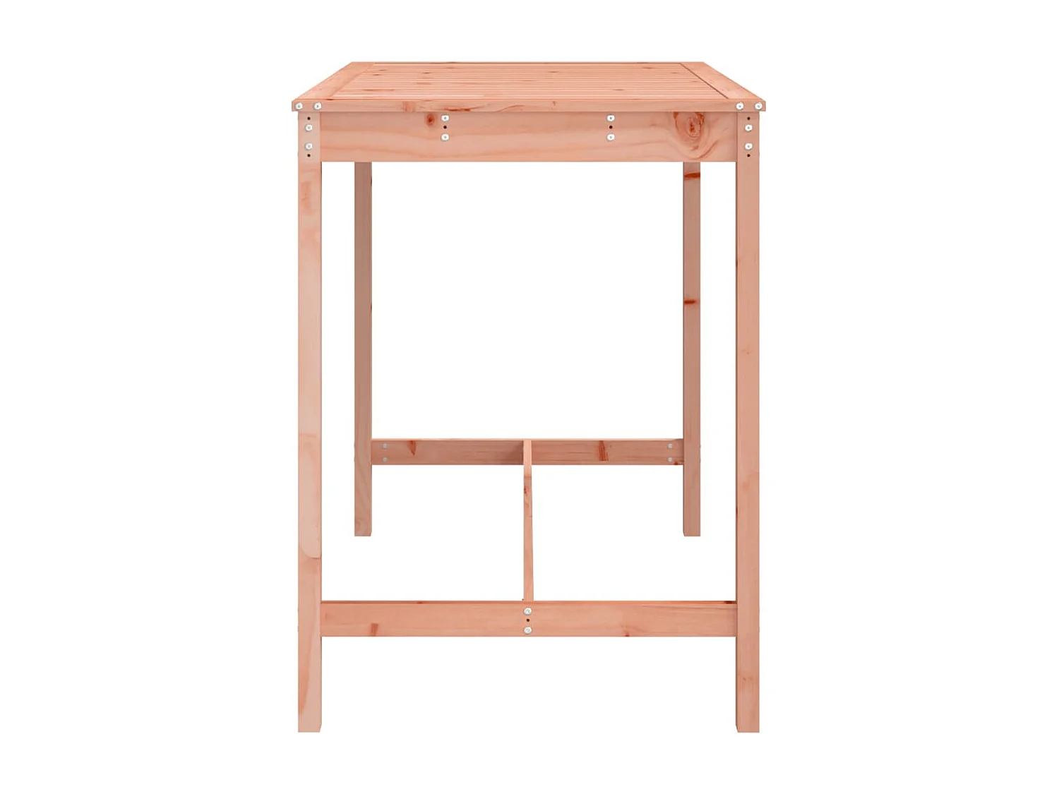 Tavolo da giardino 121x82,5x110 cm in legno massello di abete Douglas