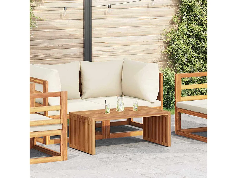 Table d'appoint de jardin Marron 90 x 50 x 36 cm