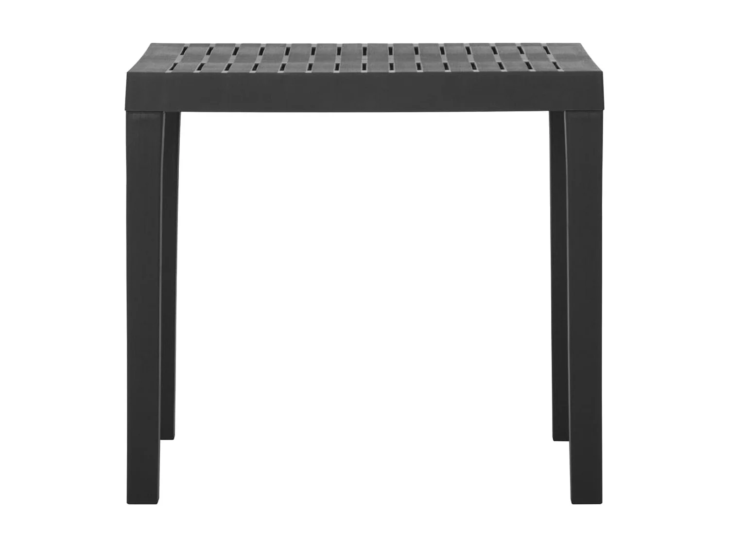 Mesa de jardín Gris 79x65x72 cm Plástico