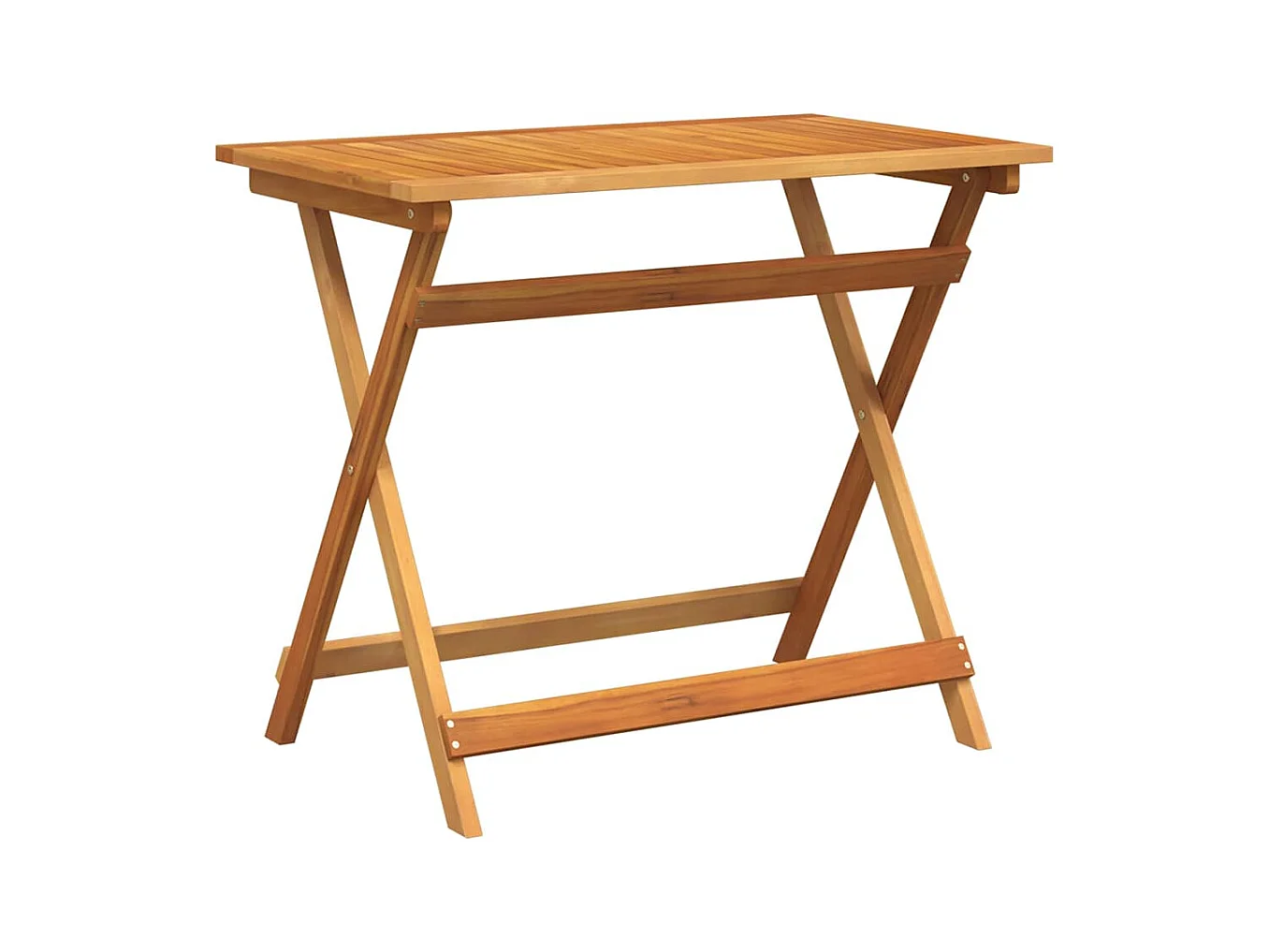 Table de Jardin Marron 90 x 55 x 75 cm Bois d'acacia massif