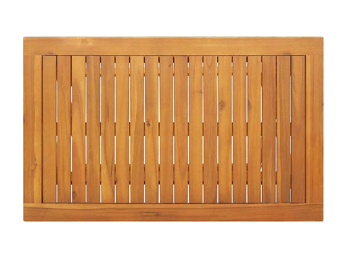 Table de Jardin Marron 90 x 55 x 75 cm Bois d'acacia massif