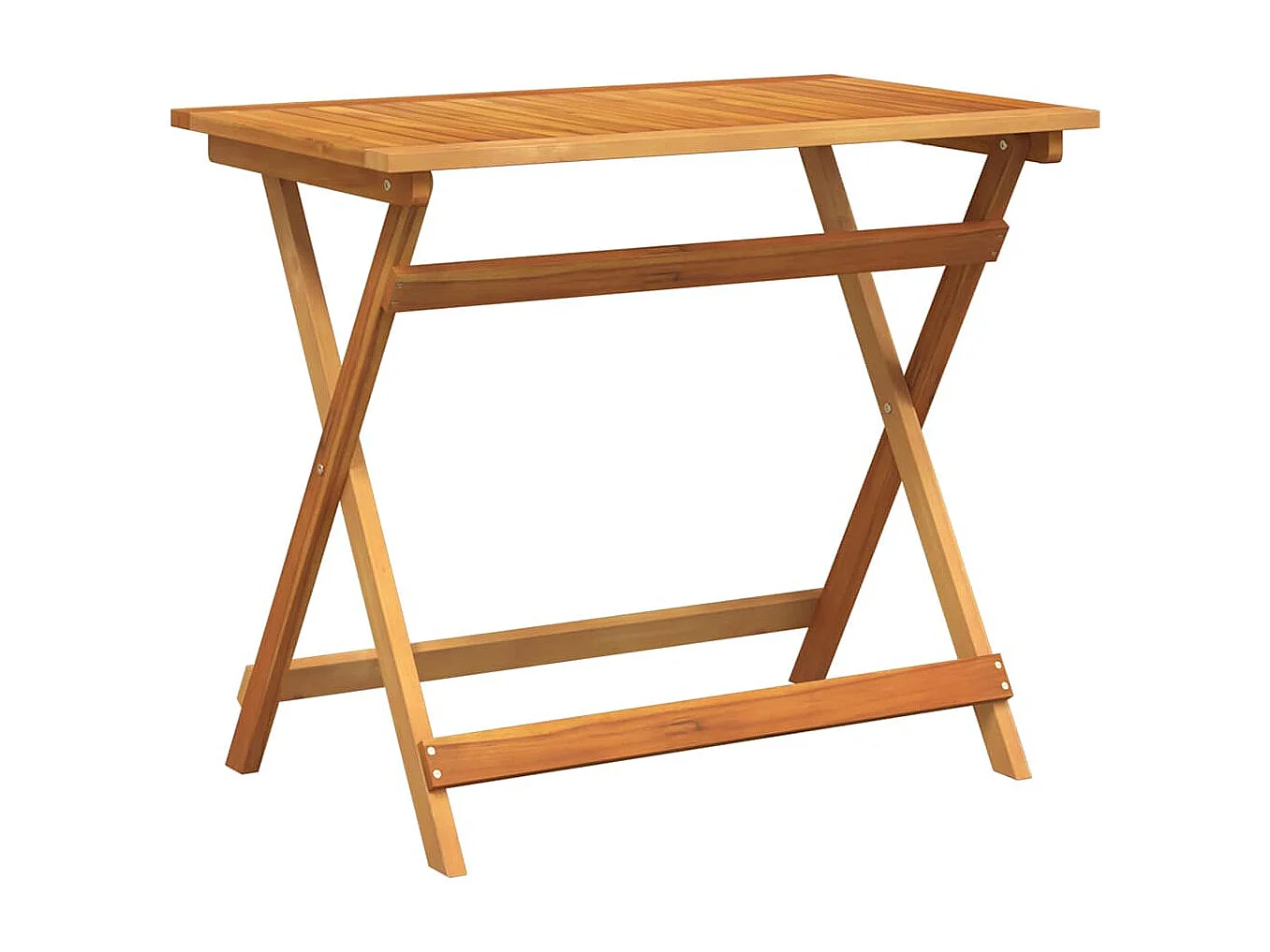 Table de Jardin Marron 90 x 55 x 75 cm Bois d'acacia massif