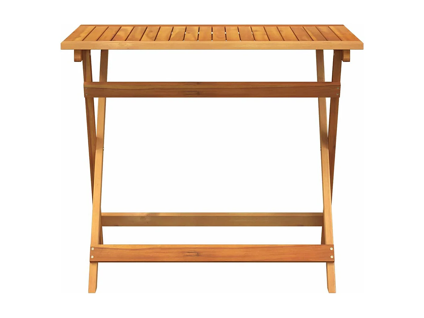 Table de Jardin Marron 90 x 55 x 75 cm Bois d'acacia massif