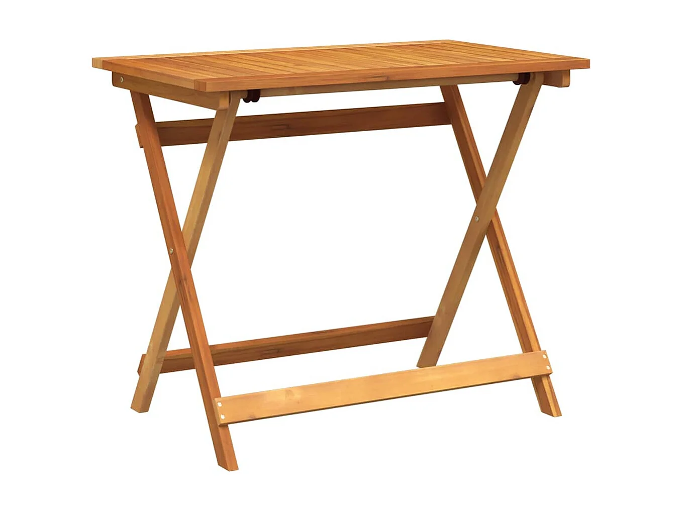 Table de Jardin Marron 90 x 55 x 75 cm Bois d'acacia massif