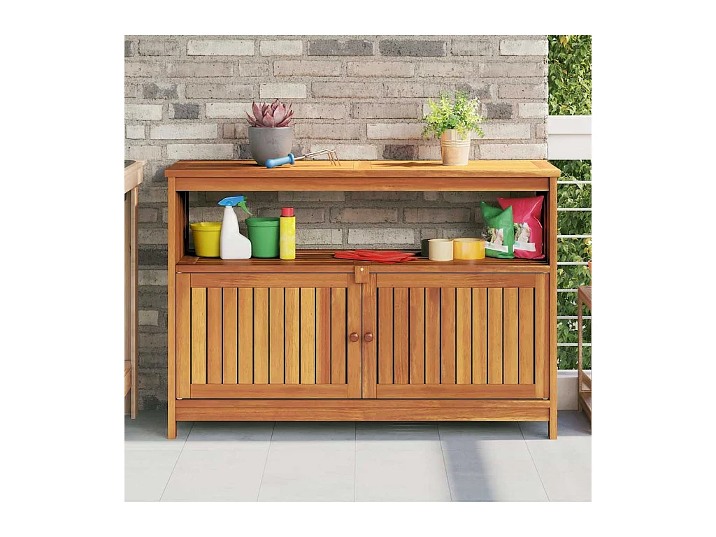 Tuinconsoletafel 110x35x75 cm massief acaciahout