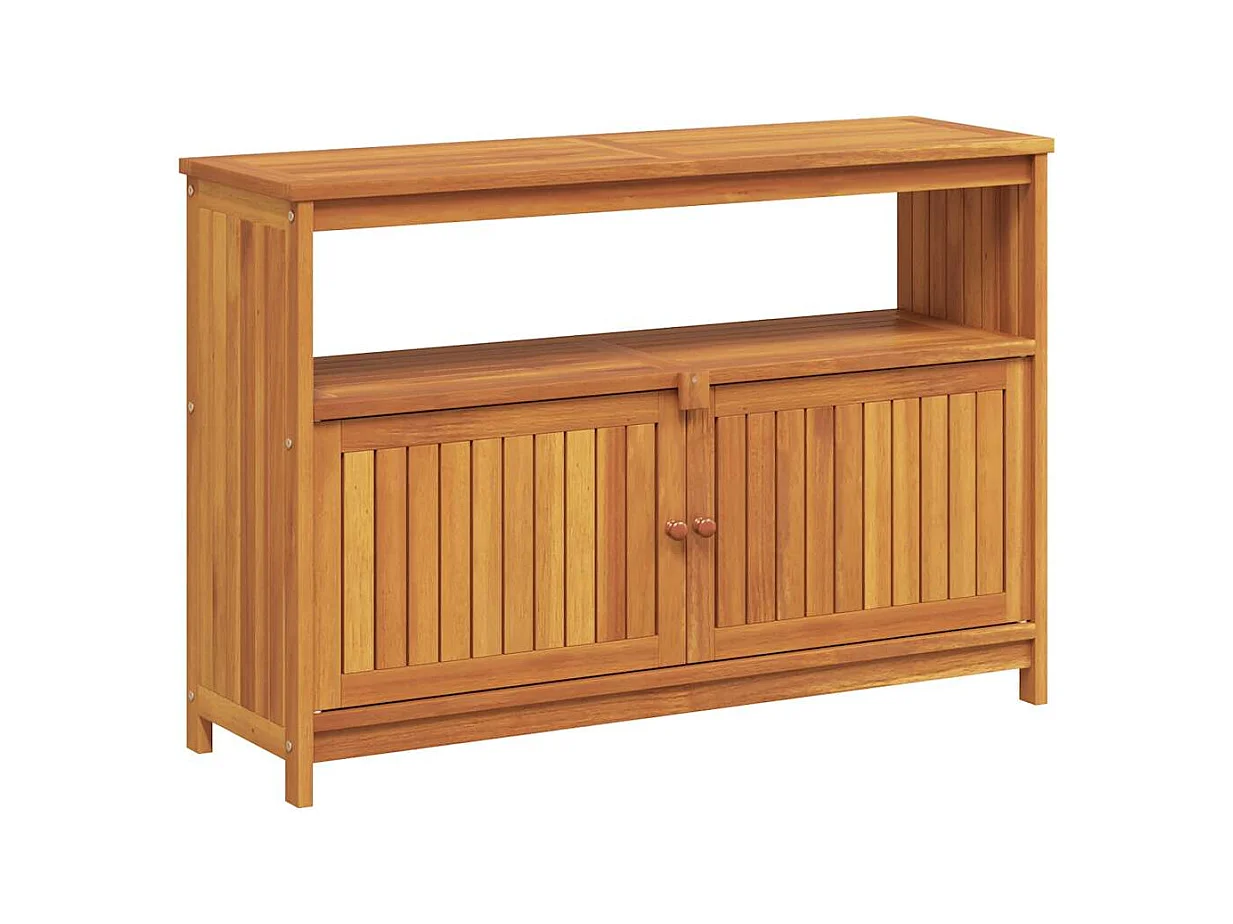 Tuinconsoletafel 110x35x75 cm massief acaciahout