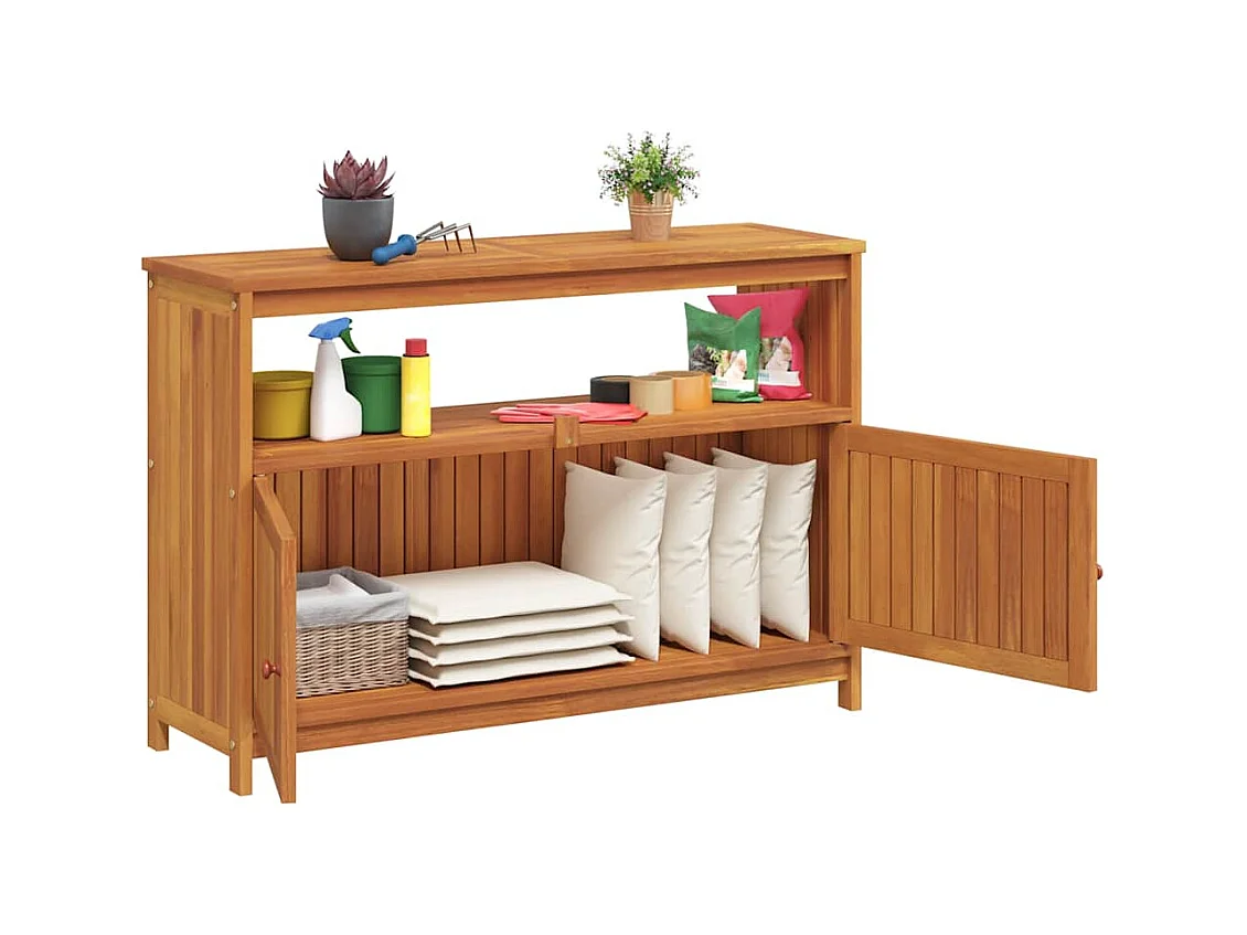 Tuinconsoletafel 110x35x75 cm massief acaciahout