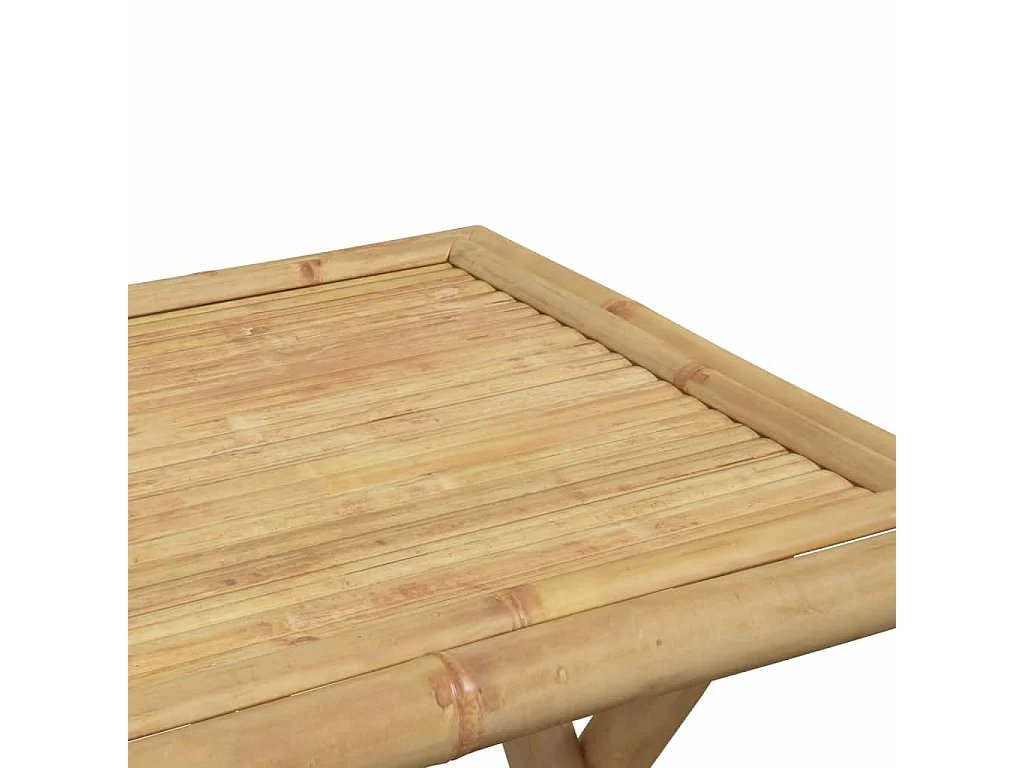 Opvouwbare tuintafel 45x45x45 cm bamboe