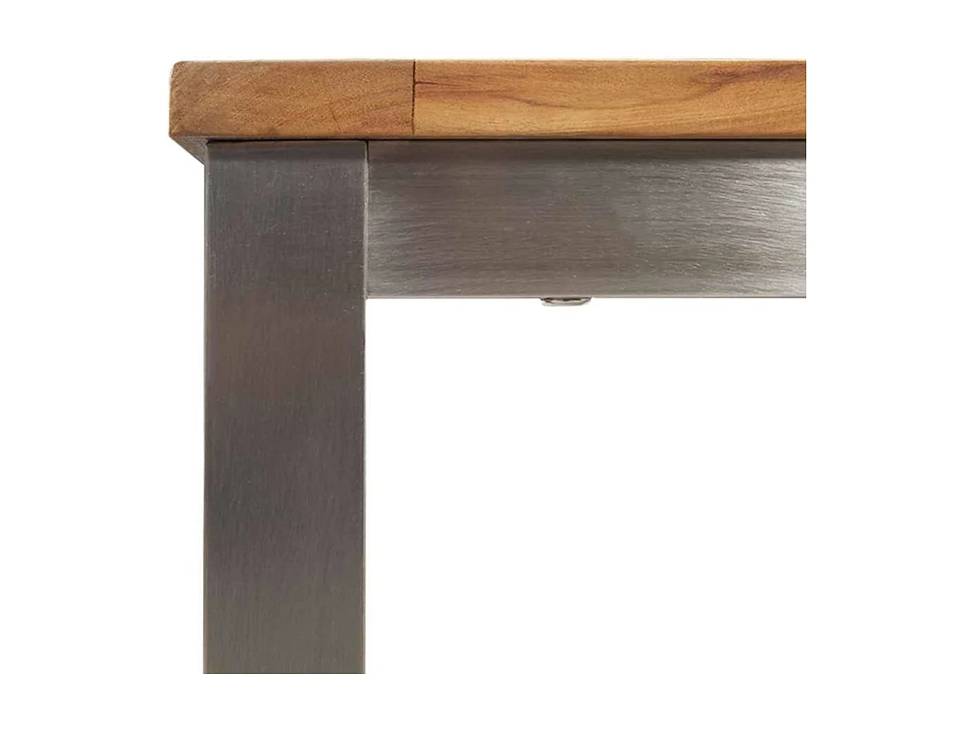 Eettafel voor buiten, bruin, massief teakhout