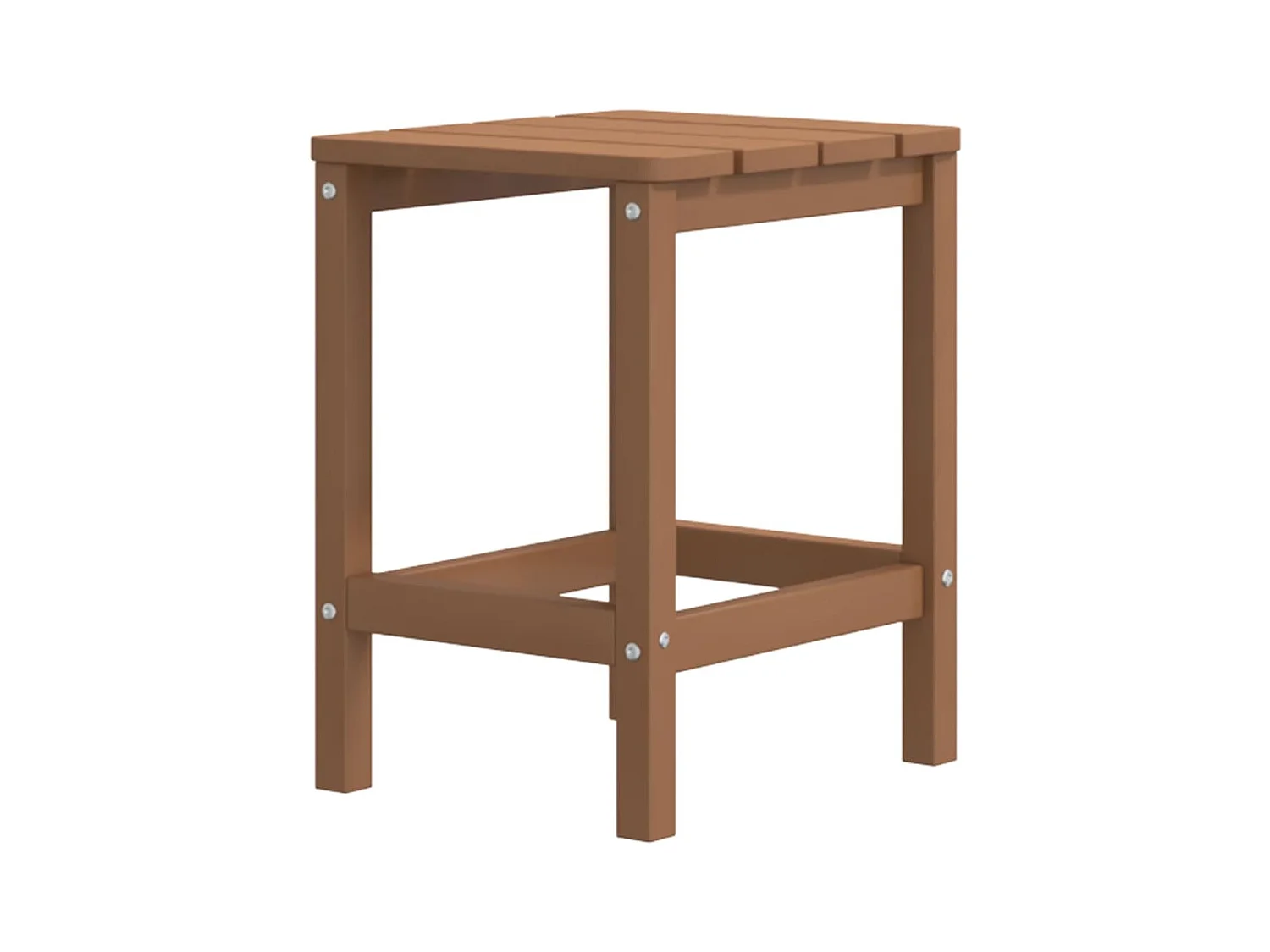 Adirondack Tuintafel Bruin 38x38x46 cm HDPE