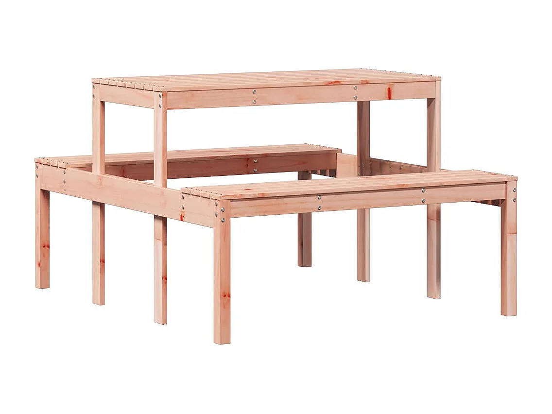 Picknicktafel 110x134x75 cm massief Douglassparrenhout