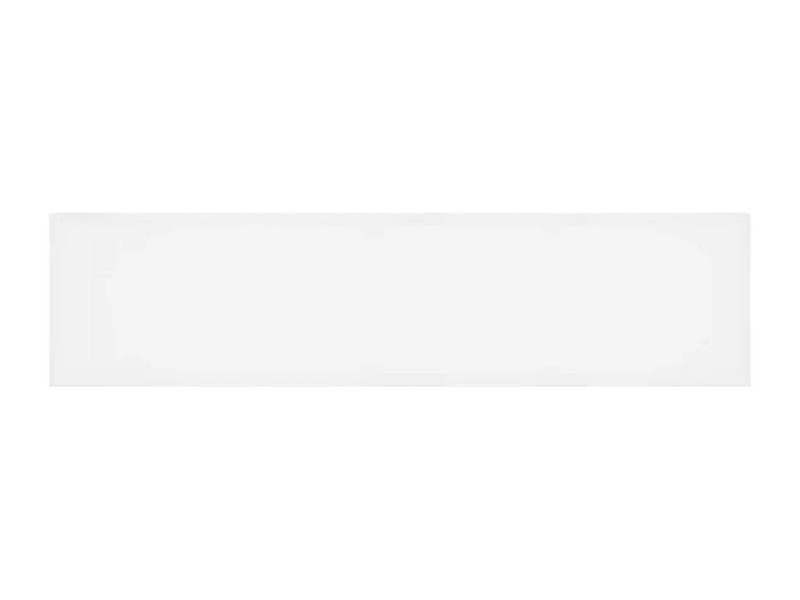 Table de Jardin Blanc 400 x 100 x 73 cm polyrotin