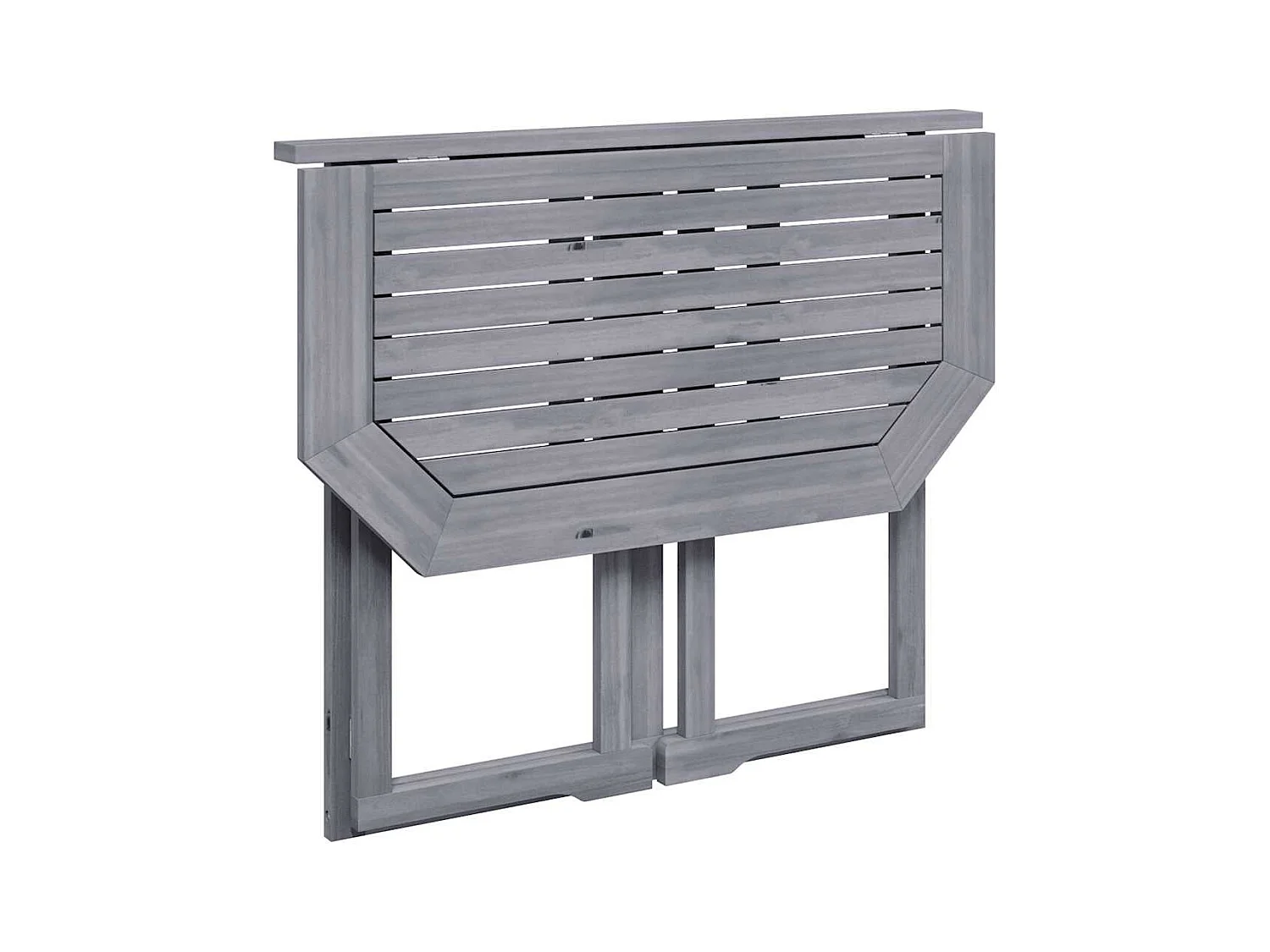 Opklapbare balkontafel 90x50x74 cm Massief acaciahout