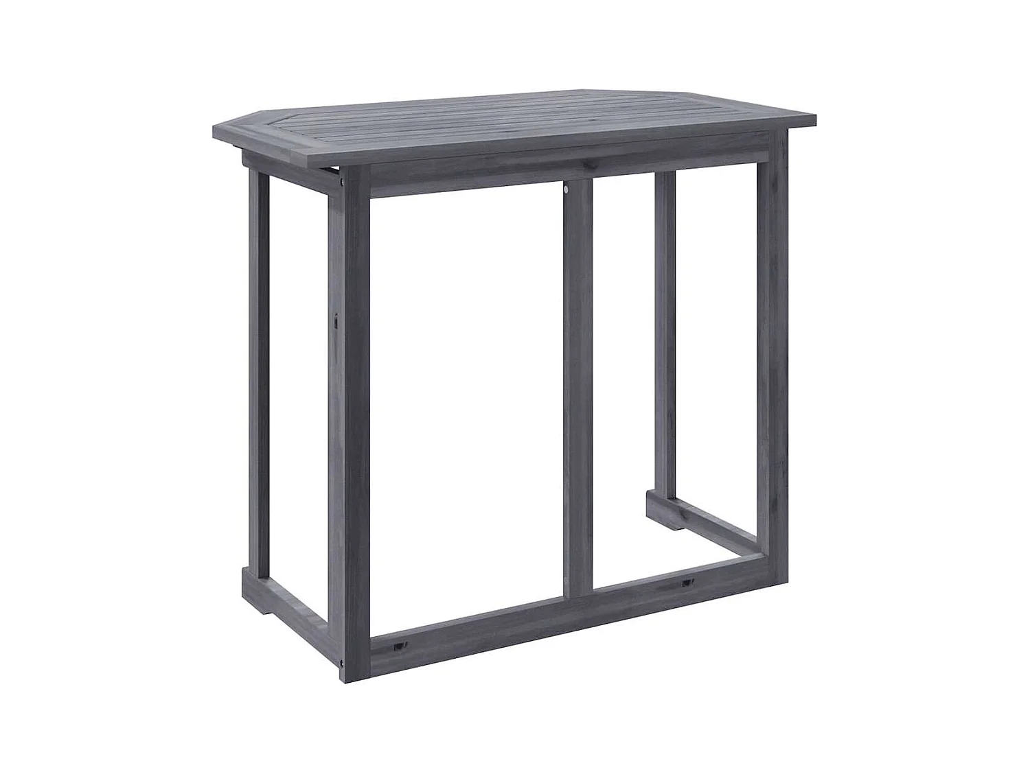 Opklapbare balkontafel 90x50x74 cm Massief acaciahout