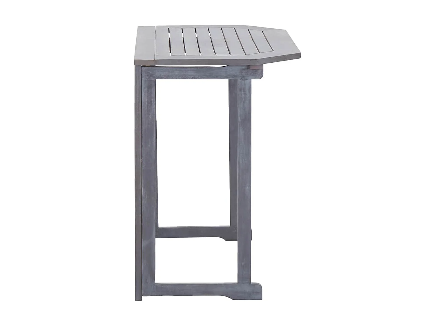 Mesa de balcón plegable 90x50x74 cm Madera maciza de acacia