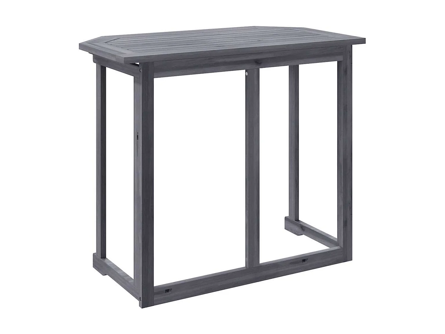 Mesa de balcón plegable 90x50x74 cm Madera maciza de acacia