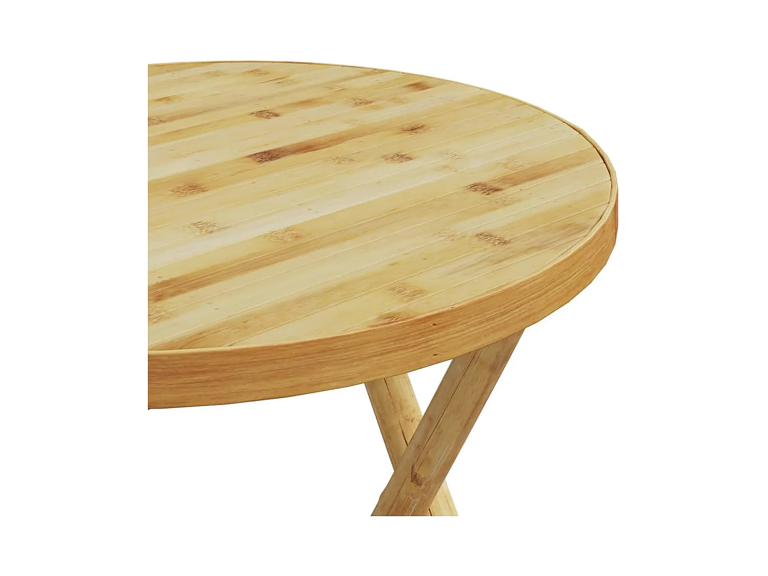 Opvouwbare tuintafel Ø55x75 cm bamboe