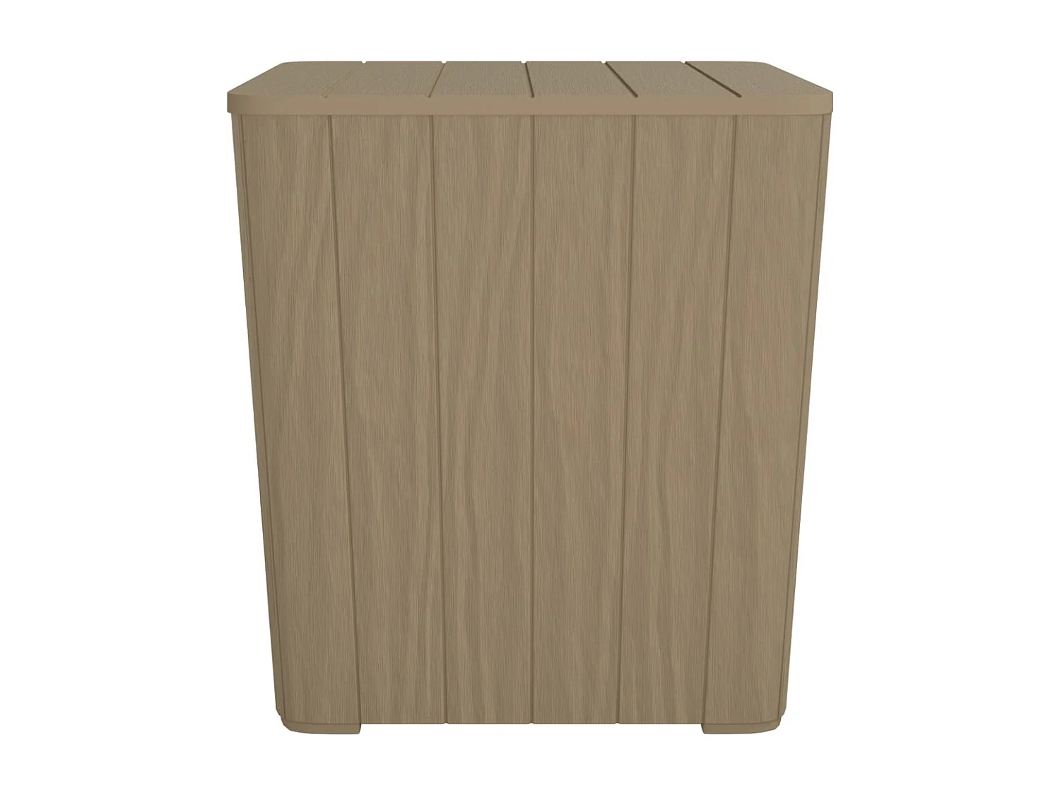 Tuintafel met afneembare bruine polypropyleen hoes