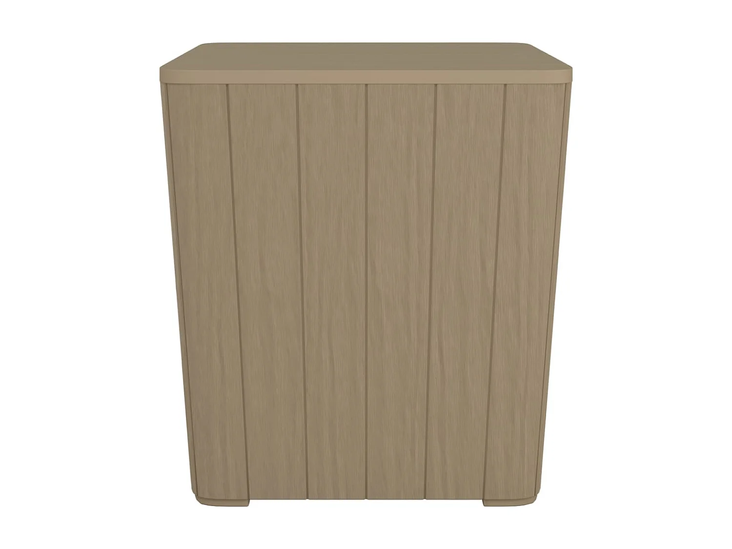 Tuintafel met afneembare bruine polypropyleen hoes