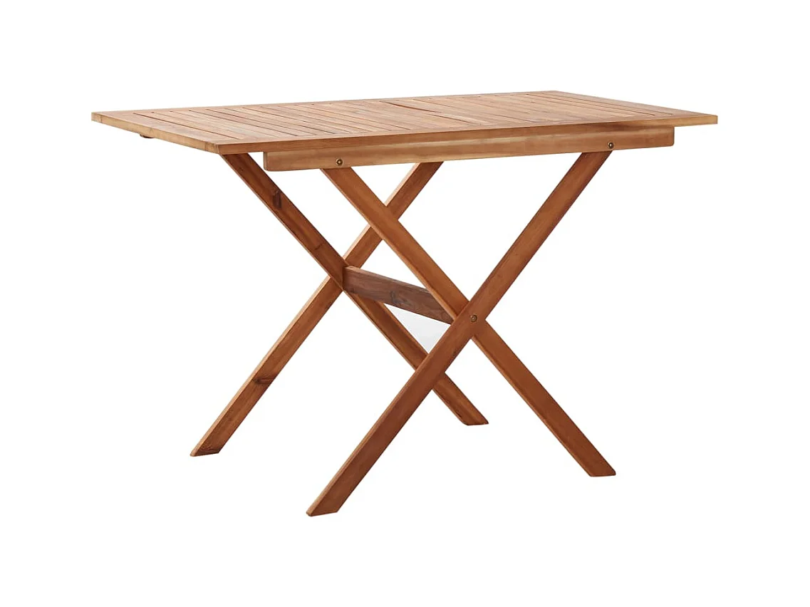 Mesa de jardín 110x67x74 cm Madera maciza de acacia