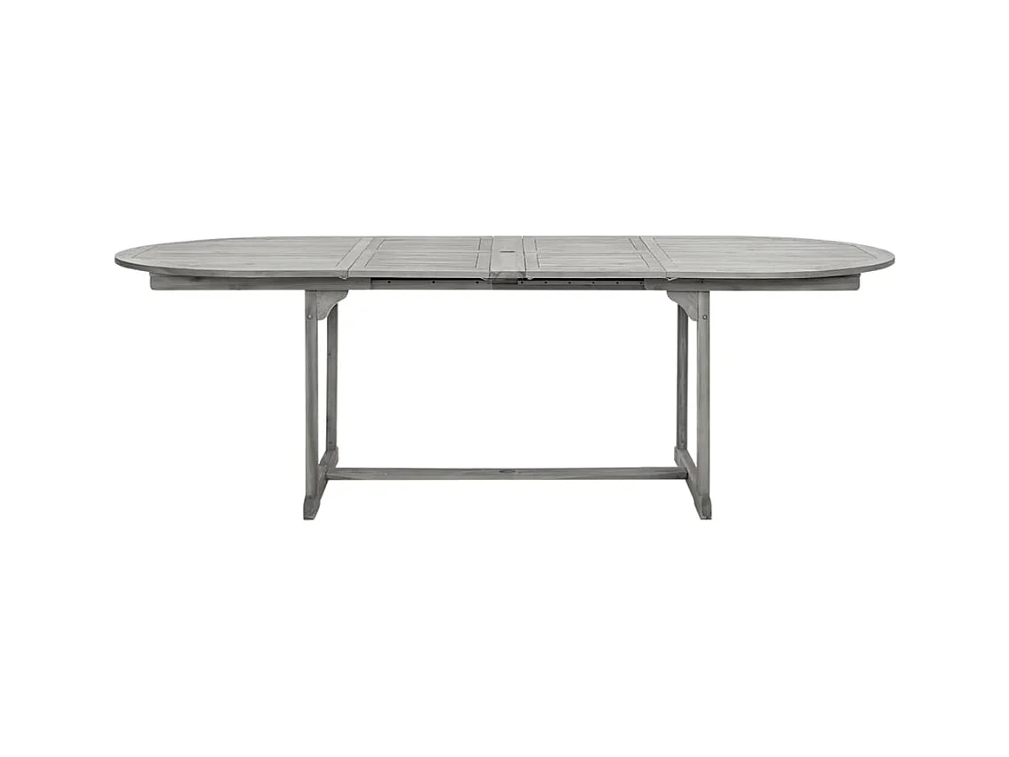 Tuintafel (160-240) x 100 x 75 cm massief acaciahout