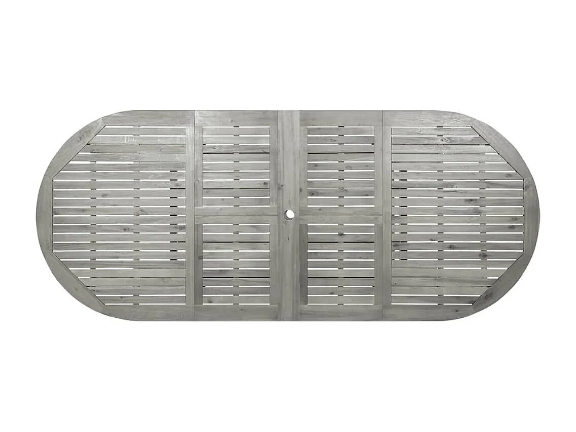 Tavolo da pranzo da giardino (160-240)x100x75cm Legno massello di acacia