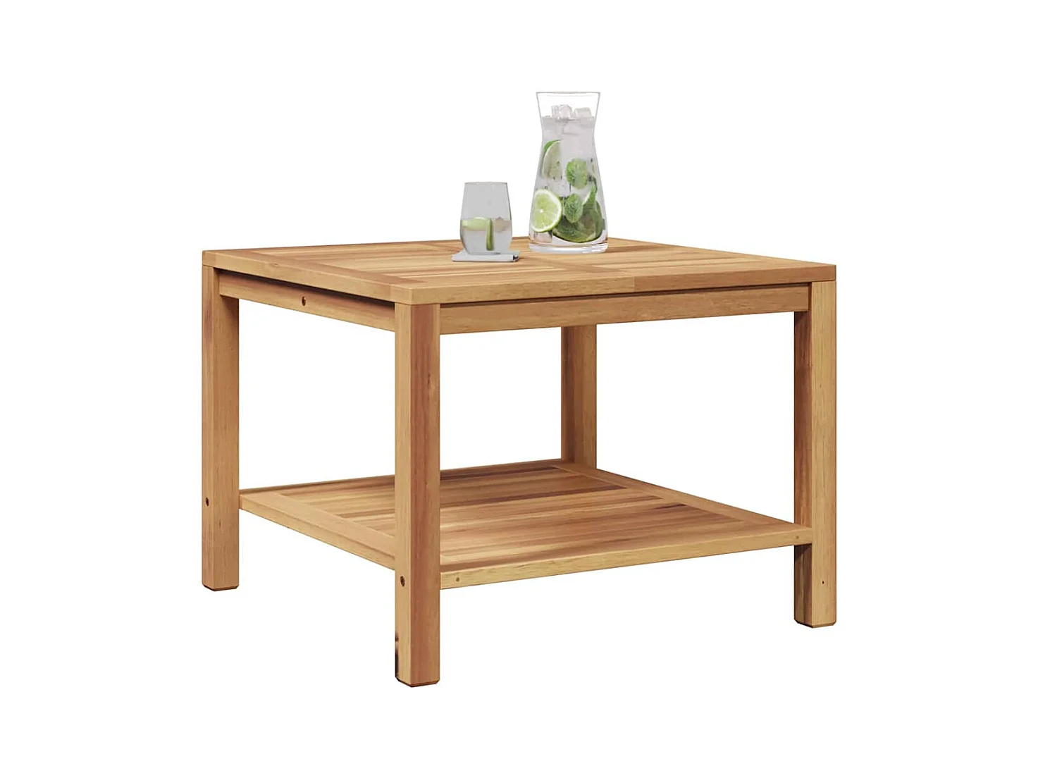 Table basse Marron 60 x 60 x 45 cm Bois de teck solide