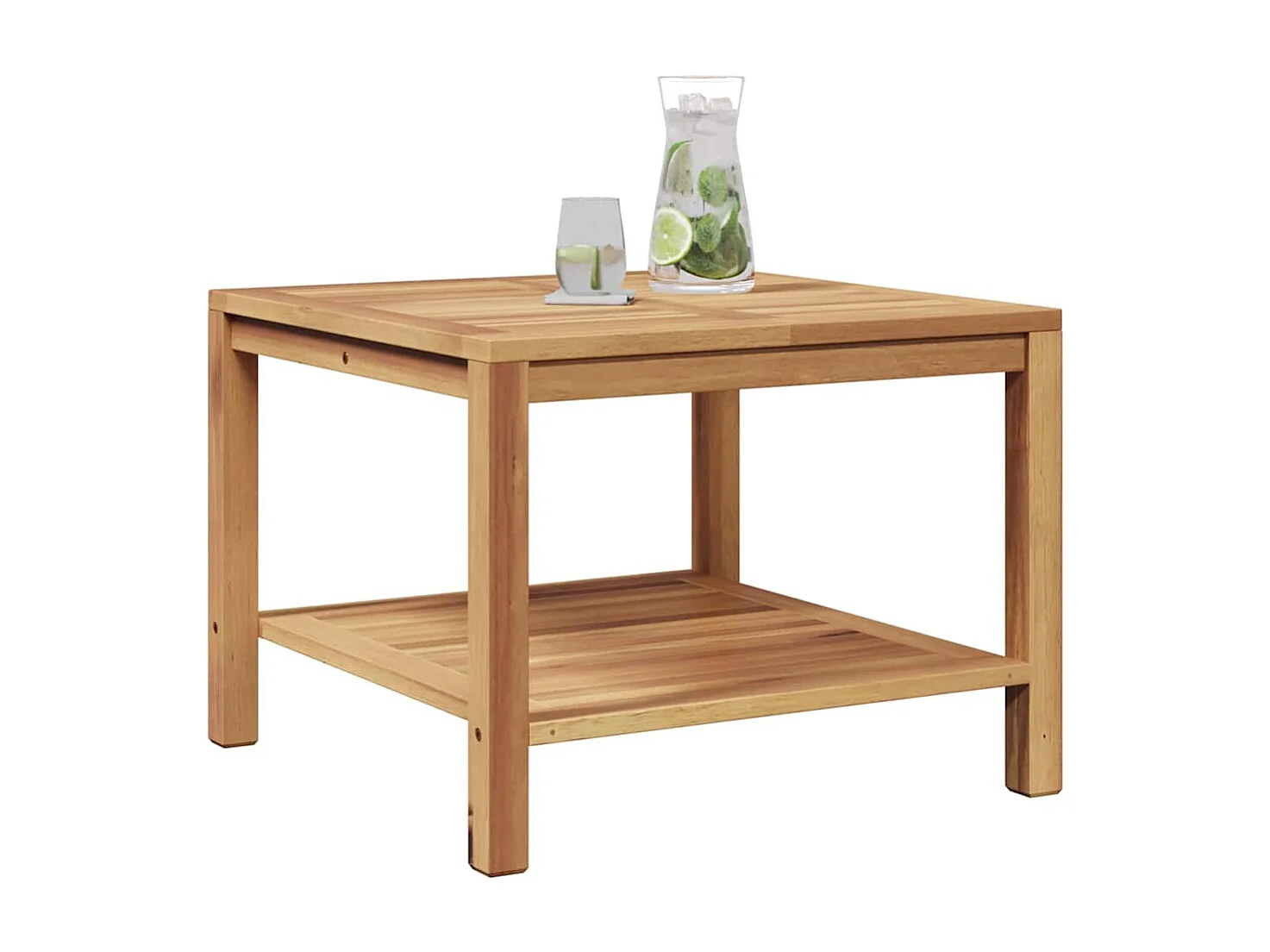 Table basse Marron 60 x 60 x 45 cm Bois de teck solide