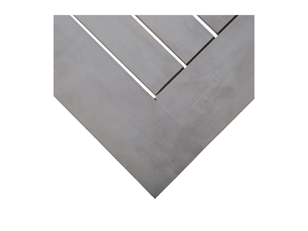 Tuintafel Grijs 200x100x75 cm Massief acaciahout