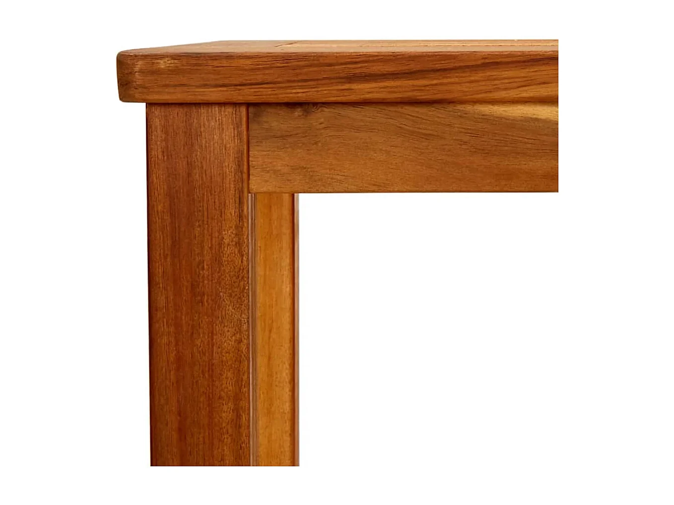 Mesa consola de jardín 80x35x75 cm Madera maciza de acacia