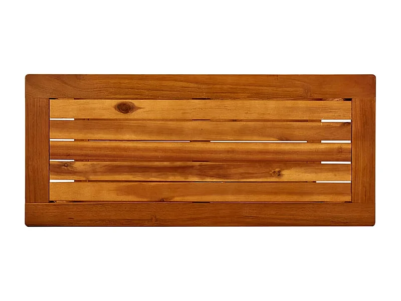 Tavolo consolle da giardino 80x35x75 cm Legno massello di acacia