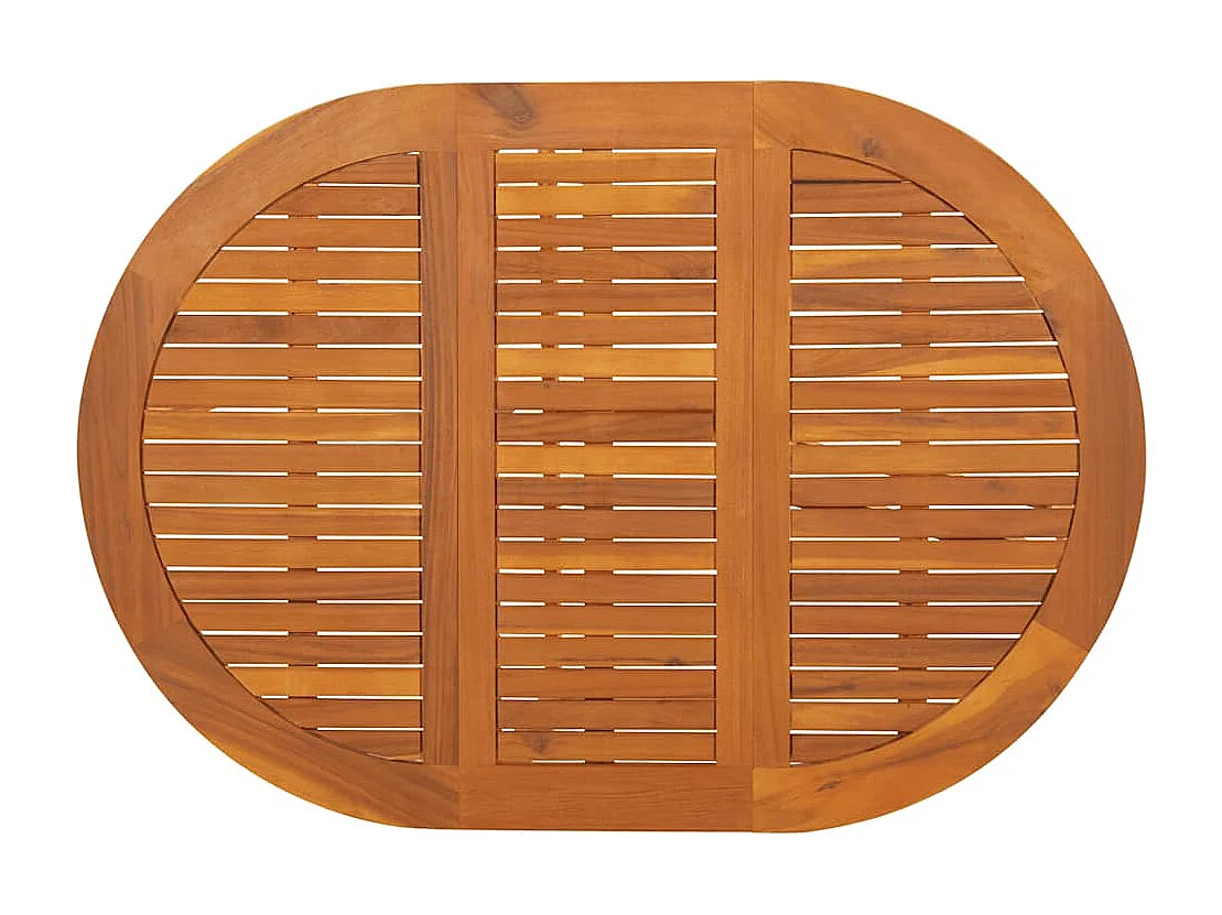 Tavolo da giardino 130x90x72 cm Legno massello di acacia
