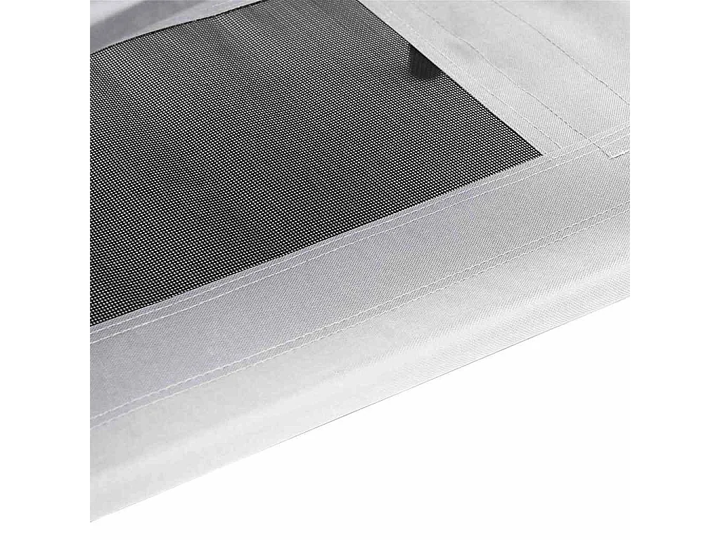 Lit pour Chien Gris Argenté l Acier