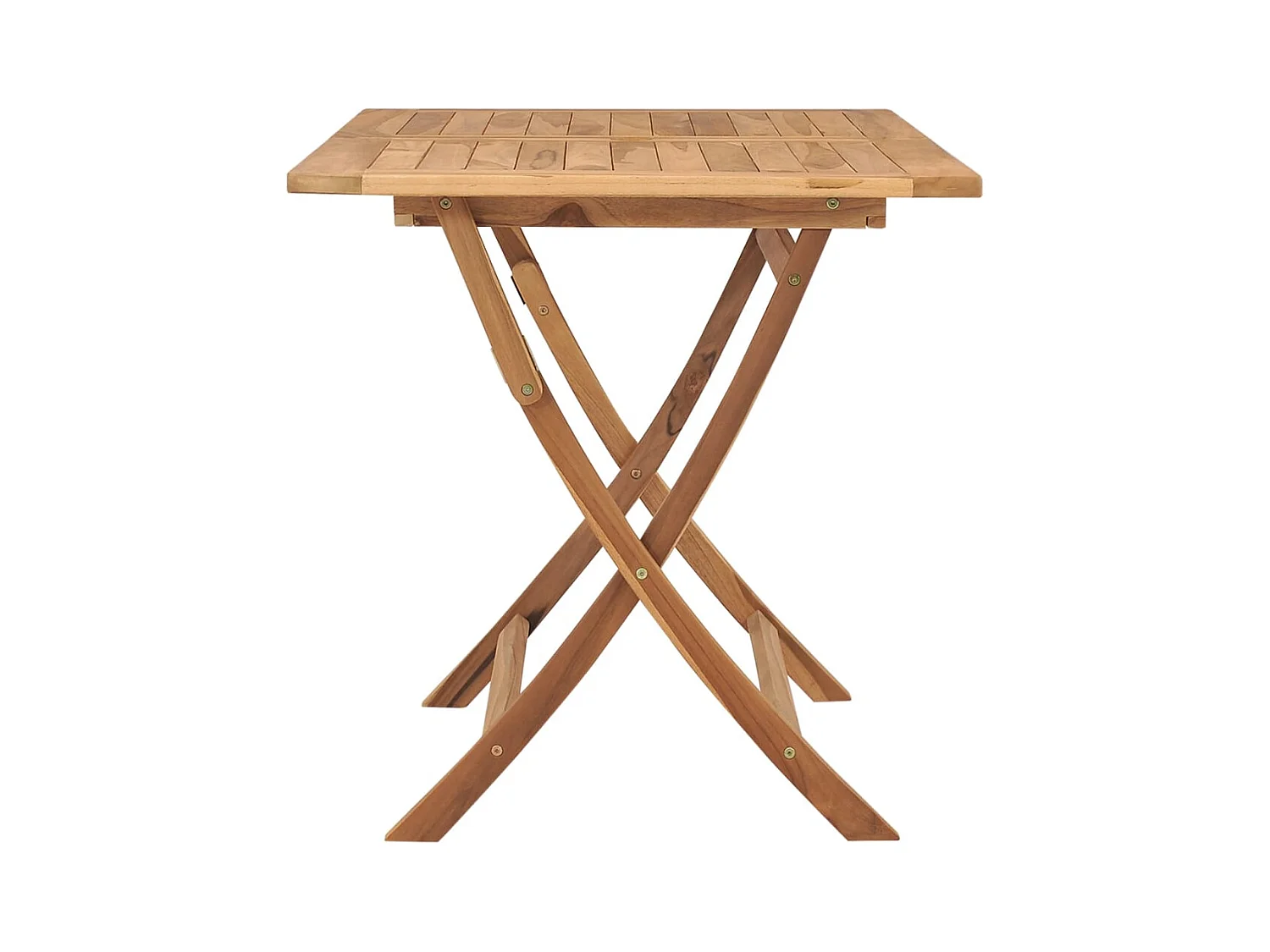 Mesa de jardín plegable 120x70x75 cm Madera maciza de teca
