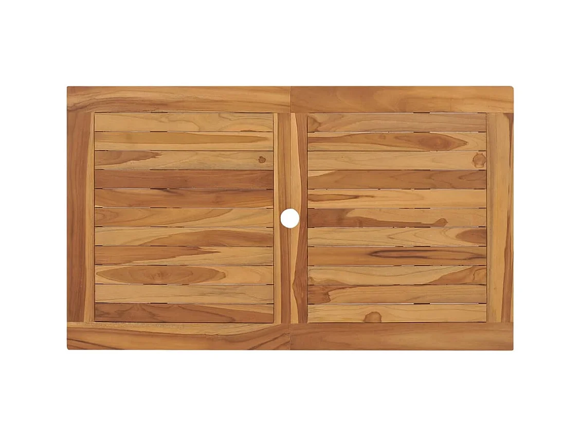 Mesa de jardín plegable 120x70x75 cm Madera maciza de teca