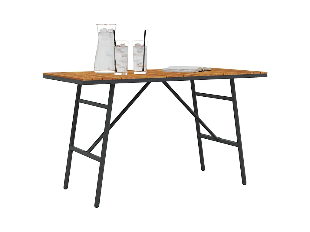 Tavolo da pranzo marrone 110 x 55 x 62 cm