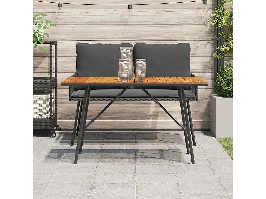 Tavolo da pranzo marrone 110 x 55 x 62 cm