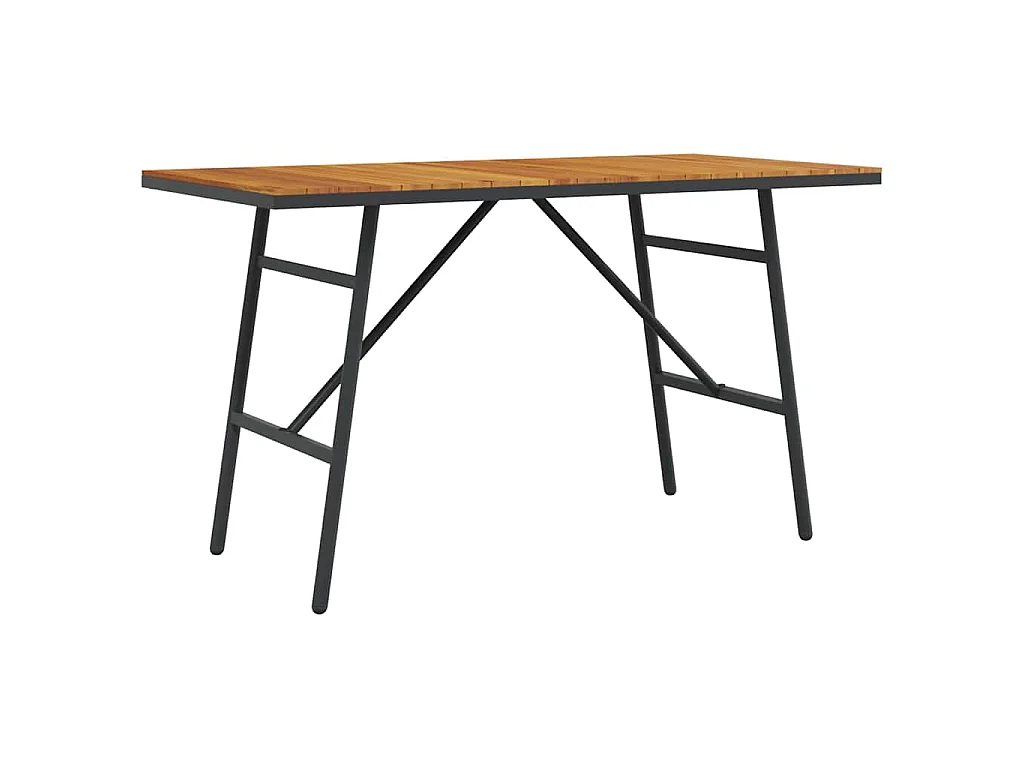 Tavolo da pranzo marrone 110 x 55 x 62 cm
