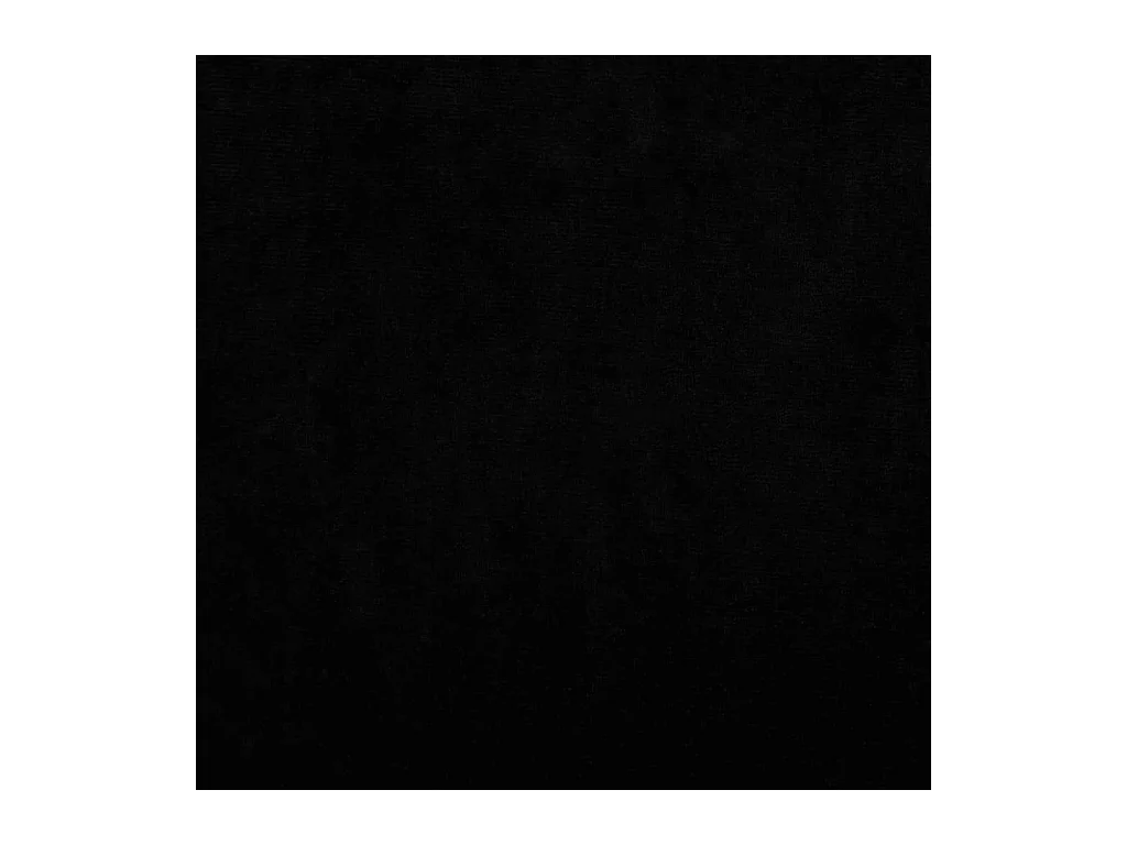 Lit pour chien noir 70x45x26,5 cm velours