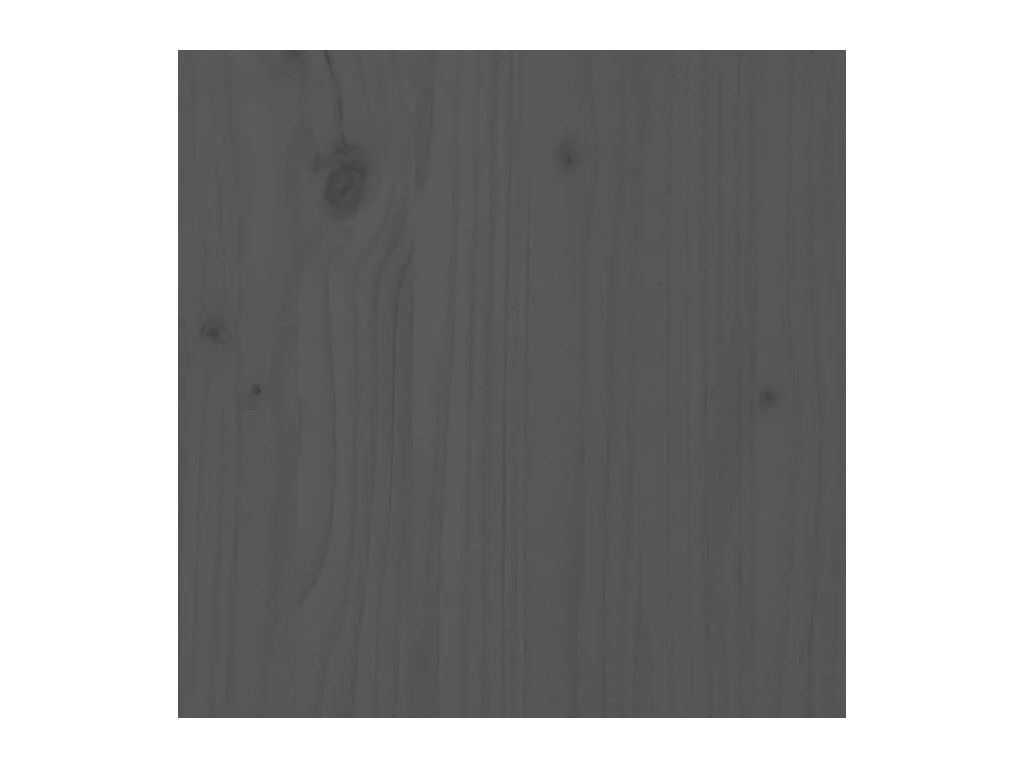 Cama para perro gris 65,5x50,5x70 cm madera maciza de pino