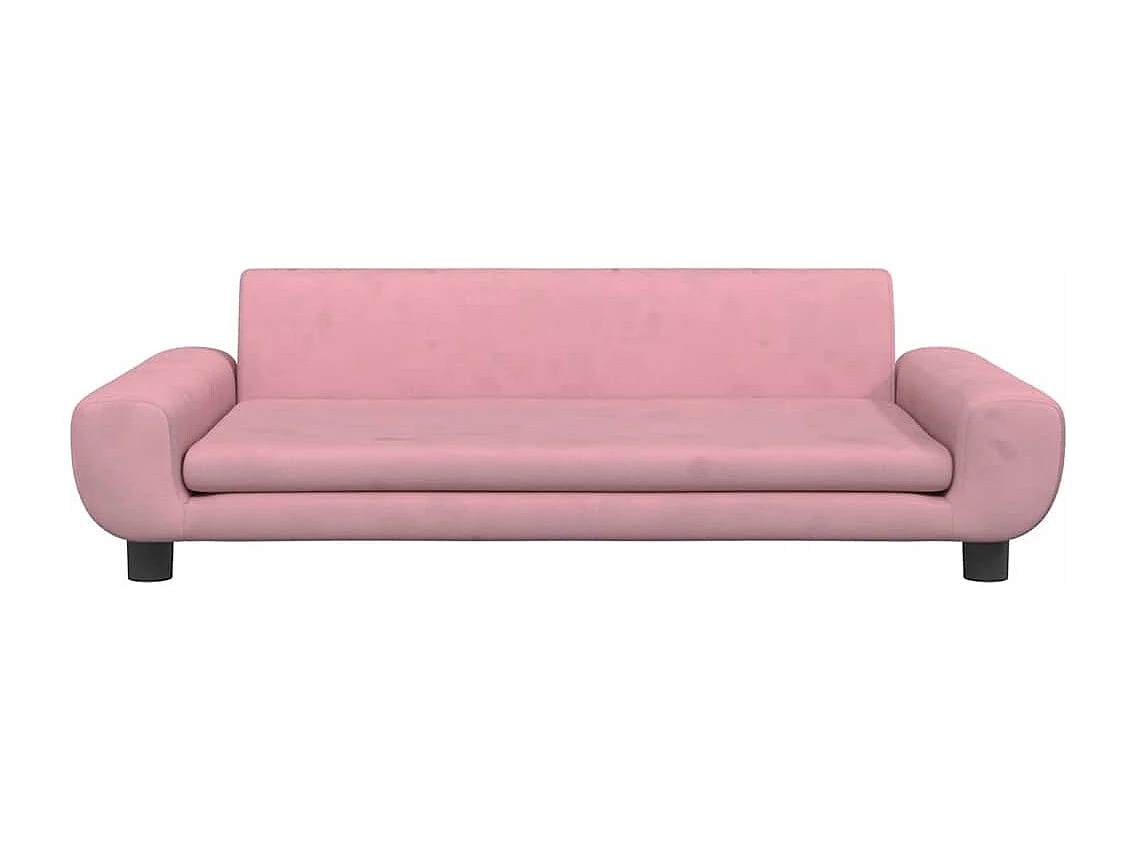 Roze hondenmand 100x54x33 cm fluweel