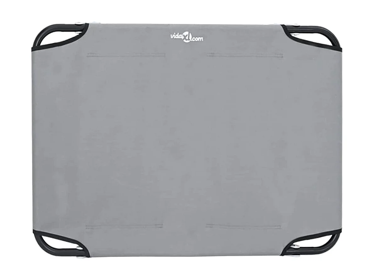 Lit pour Chien Gris clair m Tissu Oxford et Acier
