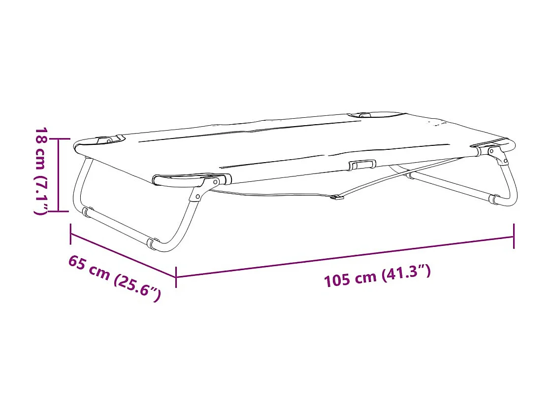 Lit pour chien pliable anthracite tissu Oxford et acier